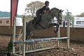 Dublin with Sarah aboard. Putting in an effort over the oxer thumbnail